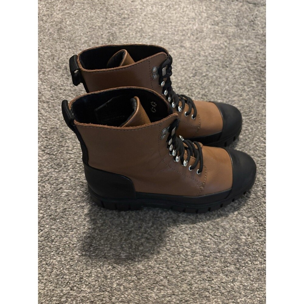 Shoe The Bear Free People Boots Brown Leather Lace Up Women’s Size 38 US 8